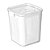 Pote Hermético Slim Multiuso 3.050 ML Branco 1779 Paramount - Imagem 1