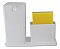 Dispenser Quadrado Plus C/ Porta Esponja Sabão Liquido Branco 1729 Paramount - Imagem 3
