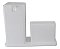 Dispenser Quadrado Plus C/ Porta Esponja Sabão Liquido Branco 1729 Paramount - Imagem 2