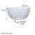 Tigela / Saladeira De Acrilico Redonda Acqua 4 L 25Cm 1743 Paramount - Imagem 2