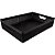 Cesto Organizador Juta A3 11,5 Litros Preto 45x32x9,5 Cm 3129 Jaguar - Imagem 1