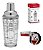 Copo Coqueteleira De Vidro 450ml Drinks Barman 22x8,5Cm - Imagem 1