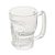 Caneca Chopp e Cerveja de Vidro Caveira Rock Style 365ml - Imagem 4