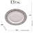 Prato Raso de Porcelana EGYPT 26,5cm 8663 Lyor - Imagem 2