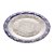 Prato Raso de Porcelana Blue Garden 26cm 8595 Lyor - Imagem 1