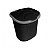 Lixeira Para Pia 3 Litros Preto Com Tampa 20x19 Cm Keita - Imagem 1