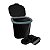 Kit de Pia Porta Rodo Porta Detergente e Lixeira 3L Preto - Imagem 3