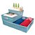 Cesto Organizador Juta A3 11,5 Litros 45x32x9,5 Cm Azul - Imagem 2