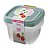 Conjunto 3 Potes Para Armazenar Alimento Plástico 800 ML - Imagem 2