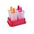 Formas Forminhas Para Sorvete de Palito Paleta 100ML 4 Peças 	006527 Plasútil - Imagem 1