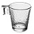 Xícara Cafe Expresso Napoli Bubble 6 Peças  Vidro 80ML - Imagem 3