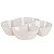Petisqueira Branca Com 4 Divisões LE CHEF 21x21x5Cm - Imagem 1