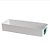 Organizador De Plástico Multiuso Branco 40x15x7,5CM - Imagem 1
