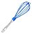 Batedor De Ovo Claras Fouet De Silicone Colorido 325 Keita - Imagem 4