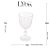 Taça de Água , Vinho 310ml Vidro Faces  2393 Lyor - Imagem 3