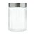 Pote de Vidro Organizador C/Tampa Inox e Visor Acrílico 1.2L - Imagem 3