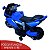 Mini Moto Elétrica Infantil Azul Com Luzes e Som - Imagem 4