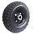 Pneu Com Roda Completa 4.10/3.50-4 Com Rolamento Rx Tires - Imagem 4