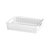 Cesto Organizador Decorativo Multiuso 30x21x7CM Branco - Imagem 1
