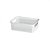 Cesto Organizador Decorativo Multiuso Branco 17x12x6CM - Imagem 1