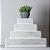 Cesto Organizador Multiuso Decorativo 23x16x6CM Branco - Imagem 2