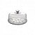 Queijeira Porta Queijo Glamour Cristal 18x11CM - Imagem 1