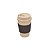 Copo Para Café Em Bambu C/ Tampa e Mexedor 450ML - Imagem 2