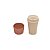 Copo Para Café Em Bambu C/ Tampa e Mexedor 450ML - Imagem 4