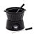 Aparelho de Fondue 4 Peças de Porcelana Classic Preto 400ml - Imagem 1
