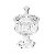 Potiche Decorativo Em Cristal de Chumbo Mali 9,5x14,5cm Lyor - Imagem 1