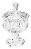 Potiche Decorativo Em Cristal de Chumbo Mali 9,5x14,5cm Lyor - Imagem 2