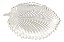 Folha Decorativa Cristal Para Servir Leaf 20,5x17x2,5cm Lyor - Imagem 2