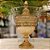 Potiche Bomboniere De Cristal Brandon Ambar 11,5x24,5cm Lyor - Imagem 3