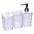 Kit 03 Pçs Organizador de Banheiro Glamour Transparente 014666 Plasútil - Imagem 2