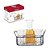 Conjunto Para Servir Bebidas Jarra Copos e Suporte Leblon - Imagem 1