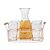 Conjunto Servir Bebidas Copos e Jarra C/Suporte Rose Leblon - Imagem 2