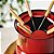 Conjunto Panela de Fondue Com Garfos Vermelha 11 Pçs - Imagem 2