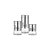 Kit 3 Potes Herméticos Vidro e Inox 1,4 L  1,2 L  750 ML - Imagem 1