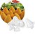 Kit Forma de Coxinha Prático Com 3 Tamanhos CX03F Keita - Imagem 4