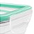 Pote Hermético Retangular Com Travas 1400 Ml 14x10x19 Cm - Imagem 3