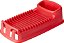 Escorredor de Louças Vermelho 12 Pratos 30x16x9 Cm - Imagem 3