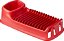 Escorredor de Louças Vermelho 12 Pratos 30x16x9 Cm - Imagem 1