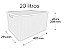 Caixa Organizadora Rattan PRETA 20 Litros COD 25598 Arqplast - Imagem 2