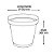 Vaso Redondo Rattan Terracota 43 Cm 36 Litros Marrom 25825PM Arqplast - Imagem 2