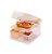 Sanduicheira Dupla Para Lanches Com Trava 12x4 Cm Plástico - Imagem 1
