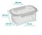 Conjunto Potes Organizador C/Tampa e Trava 460,850 e 2,200ML - Imagem 4