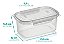 Conjunto Potes Organizador C/Tampa e Trava 460,850 e 2,200ML - Imagem 6