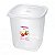 Pote Para Alimentos Organizador 7 L Transparente Com Tampa - Imagem 1