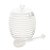 Meleira de Cristal Com Pegador e Tampa Colméia 210ml 11x10Cm - Imagem 2