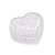 Porta Joia Potiche de Cristal Coração 8x6,5x4cm - Imagem 1